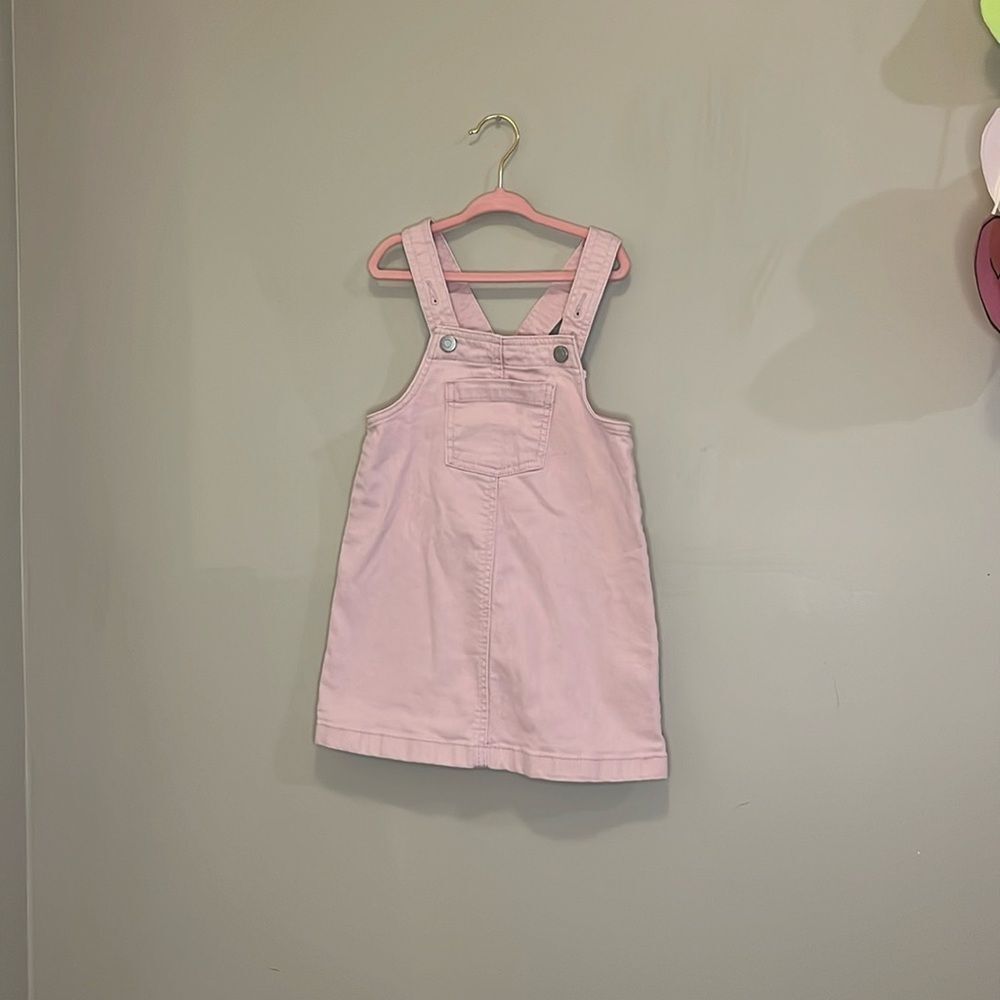 4T Pink Overall Dress Old Navy